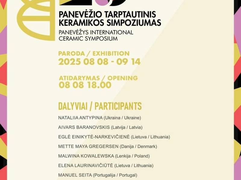 25-ojo Panevėžio tarptautinio keramikos simpoziumo paroda 