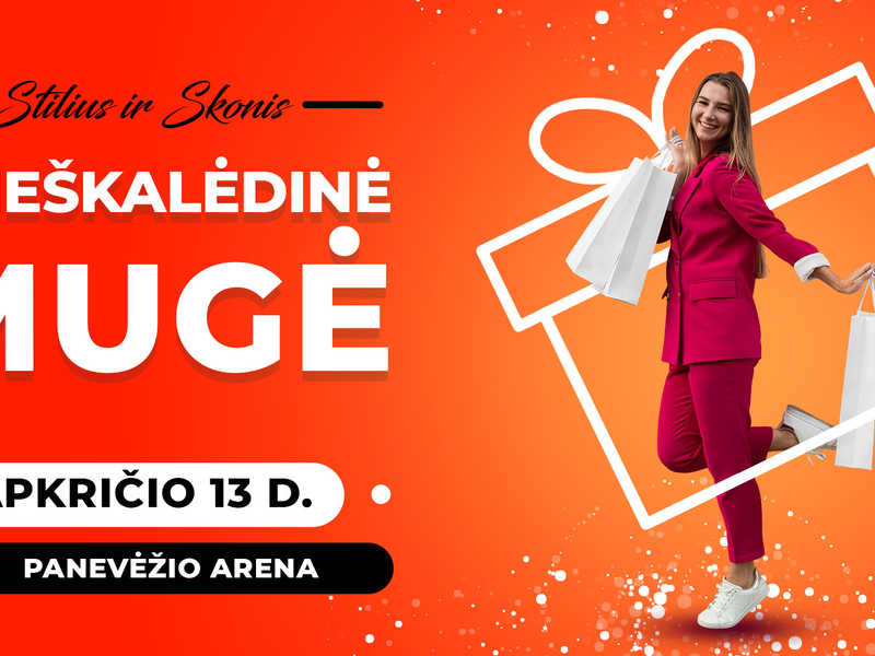 ,,STILIUS IR SKONIS“ PRIEŠKALĖDINĖ MUGĖ