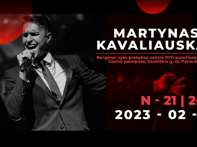 „Švęskime meilę“ vakarėlis su Martynu Kavaliausku