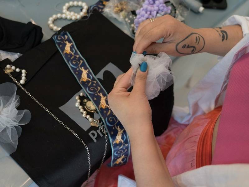 Dizaino studijos dirbtuvės „Tekstilės meditacija“