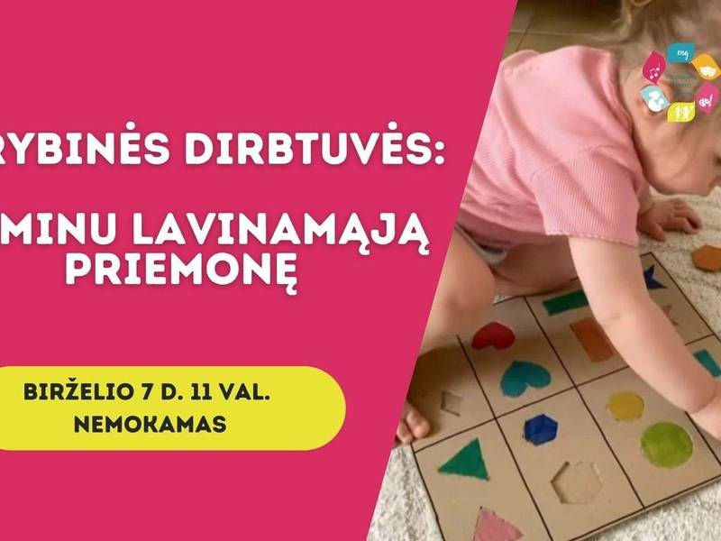 Kūrybinės dirbtuvės: gaminu lavinamąją priemonę