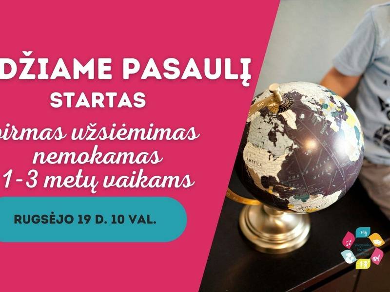 „Žaidžiame pasaulį“ startas