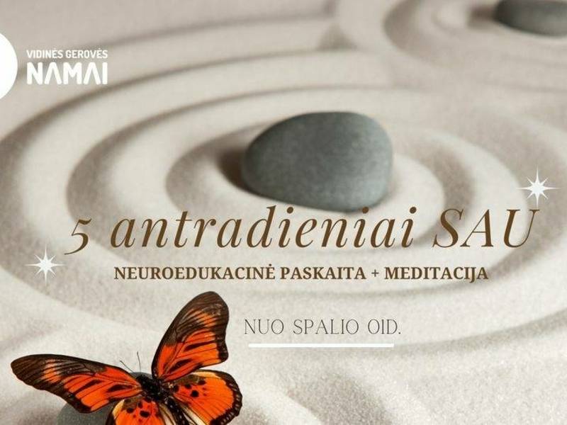 Neuroedukacinė paskaita + meditacija su Rėda