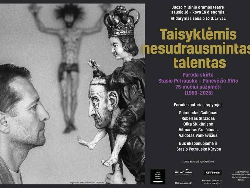 Parodos „TAISYKLĖMIS NESUDRAUSMINTAS TALENTAS“ atidarymas