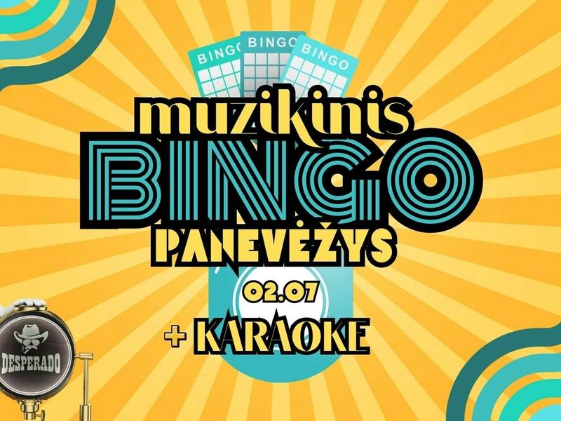 Muzikinis BINGO + KARAOKE