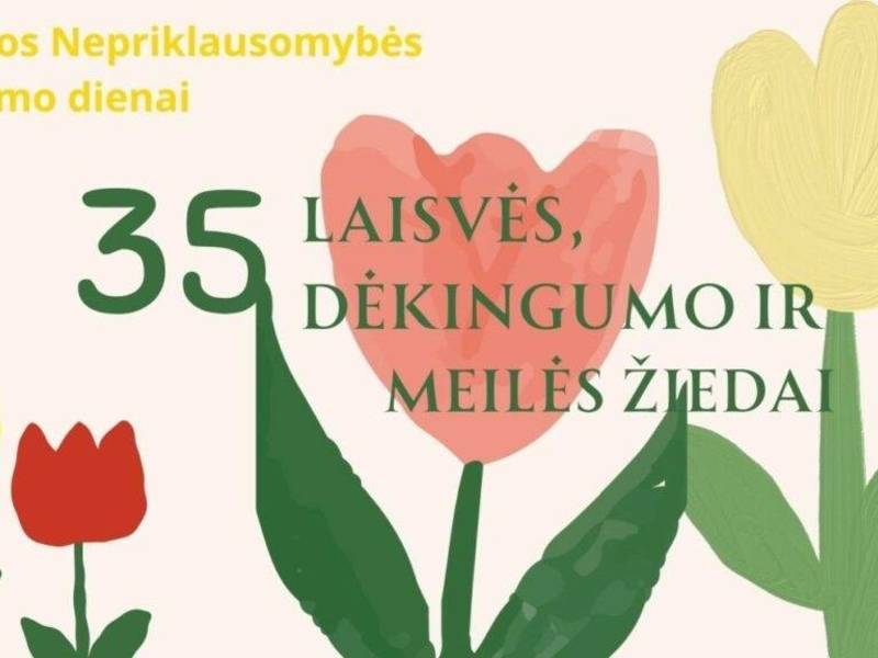 35 Laisvės, Dėkingumo ir Meilės žiedai
