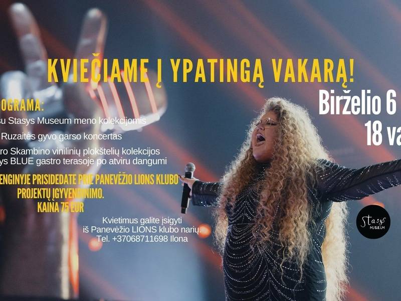 Bendrystės, meno ir muzikos vakaras