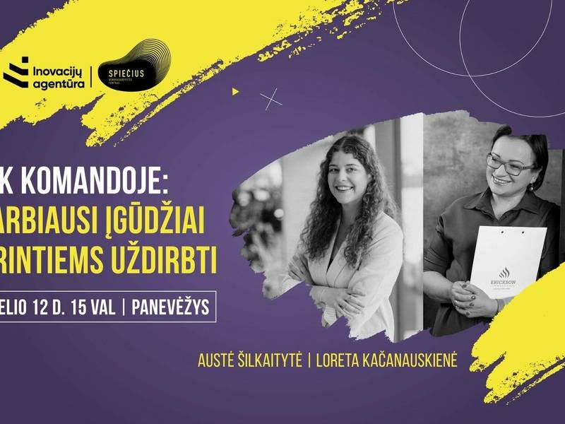 Veik komandoje: svarbiausi įgūdžiai norintiems uždirbti