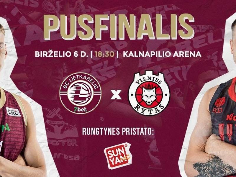 Betsafe-LKL čempionato pusfinalis: Panevėžio „7bet-Lietkabelis“ – Vilniaus „Rytas“