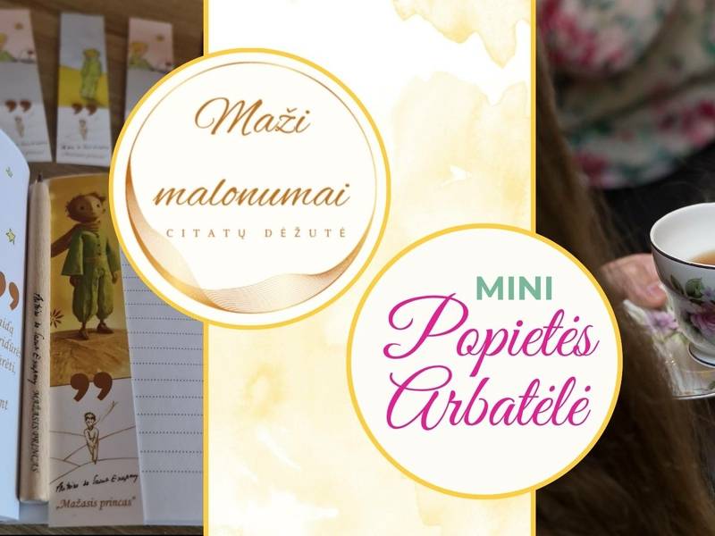 Edukacija: Mini Popietės Arbatėlė su Mažuoju princu