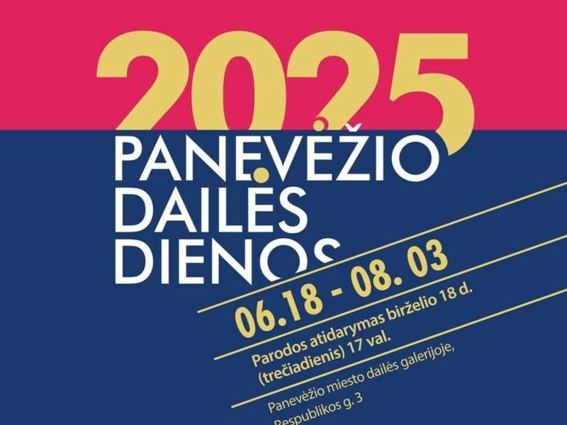 LDS Panevėžio skyriaus organizuojama paroda "Panevėžio dailės dienos 2025"