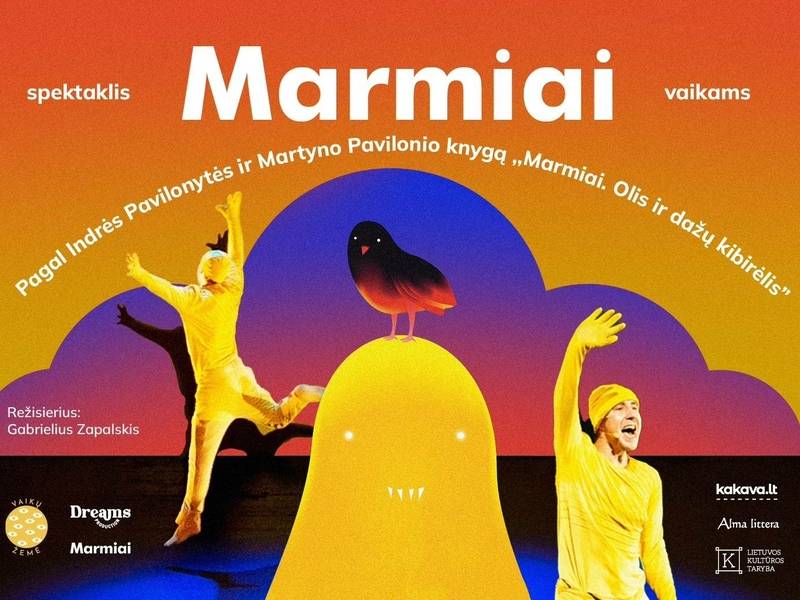 MARMIAI – muzikinis spektaklis vaikams „Olis ir dažų kibirėlis“