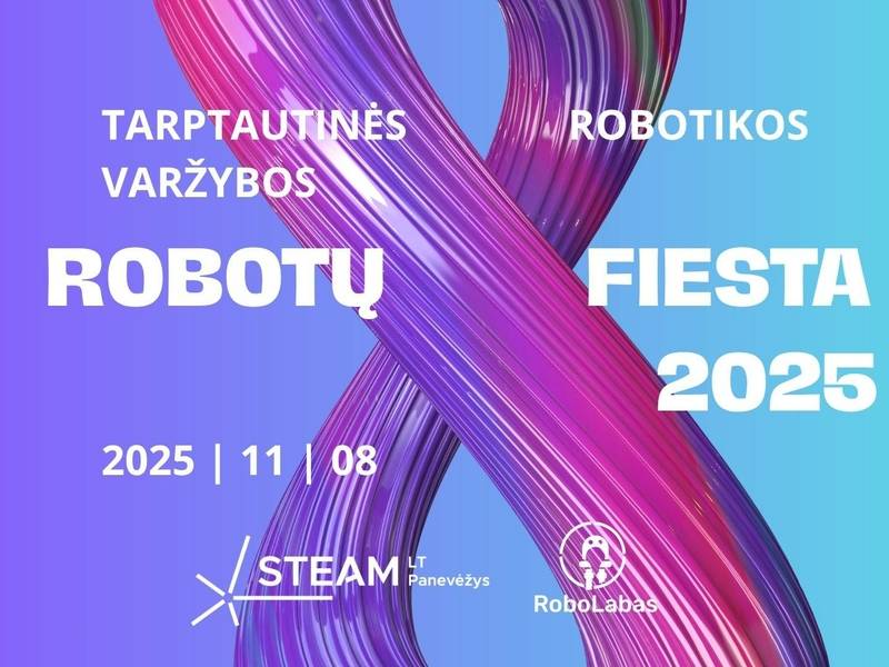 Tarptautinės robotikos varžybos „Robotų fiesta 2025“