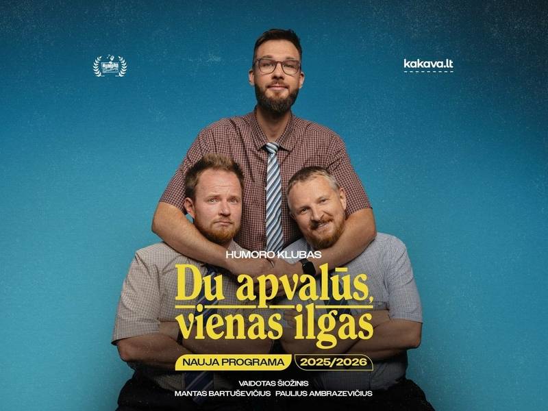 „Humoro klubas“ su programa „Du apvalūs, vienas ilgas“