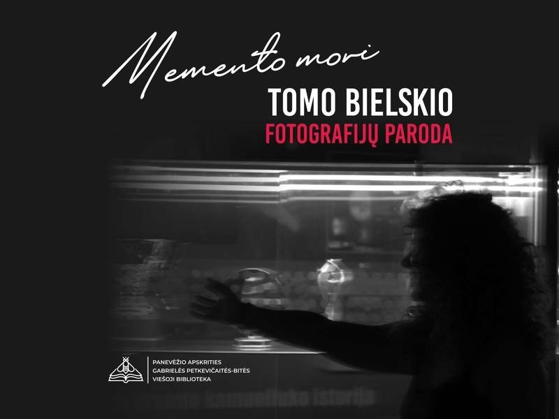 Tomo Bielskio fotografijų parodos „Memento mori“ atidarymas
