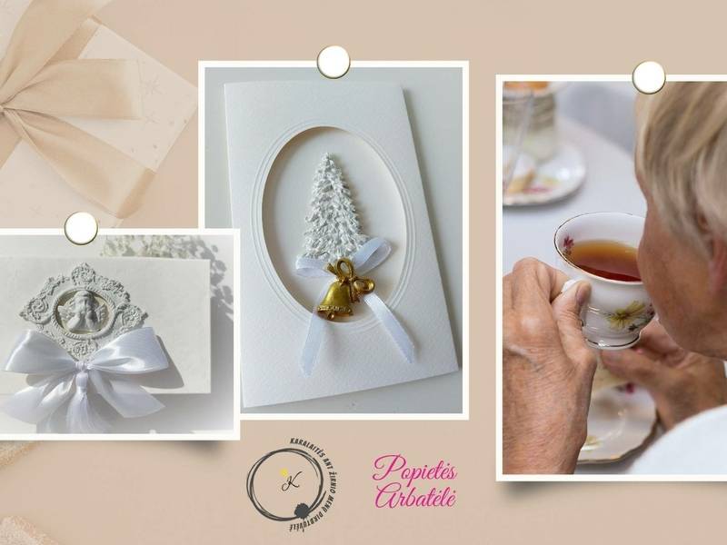 Arbatos Magija ir Kalėdinių atvirukų dirbtuvės