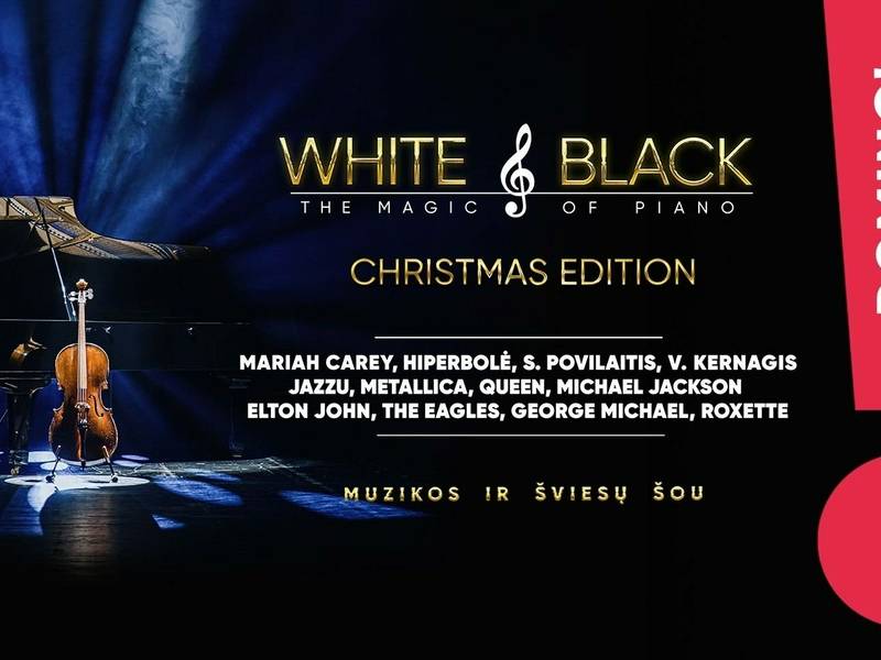  Muzikos ir šviesų šou „WHITE & BLACK“