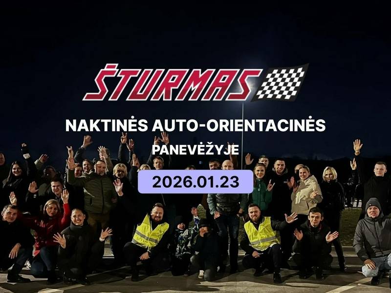 Automobilių orientacinės varžybos „Šturmas“