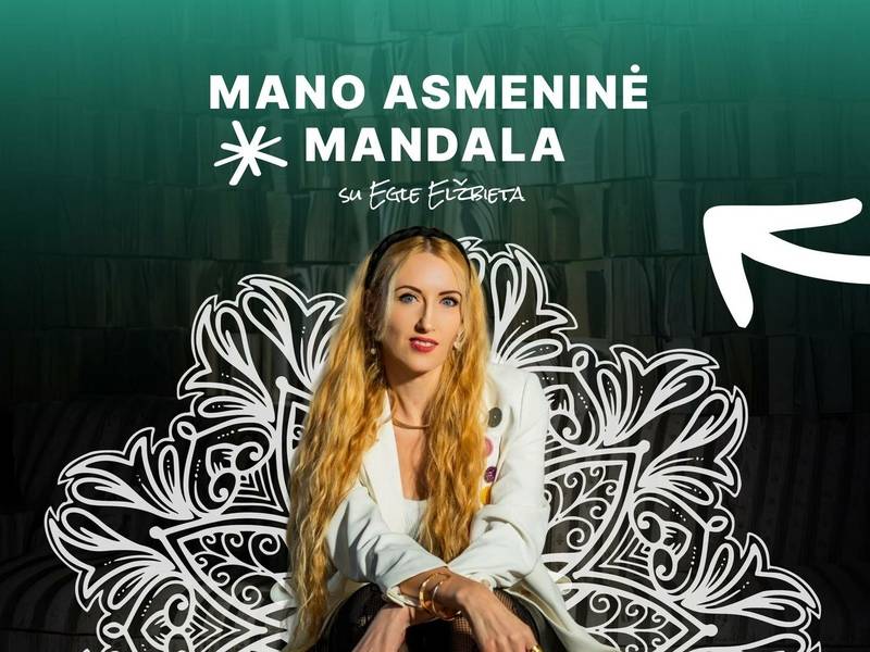 Kūrybinis užsiėmimas „Mano asmeninė mandala“