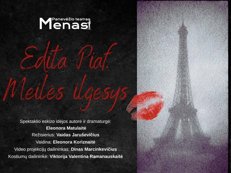 Spektaklio eskizas „Edita Pief. Meilės ilgesys“ (rež. V. Jeruševičius)
