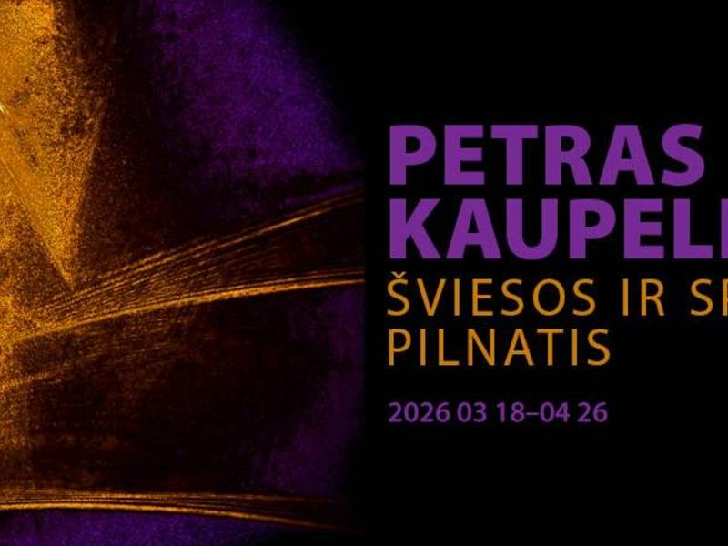 Petro Kaupelio parodos „Šviesos ir spalvų pilnatis“ atidarymas
