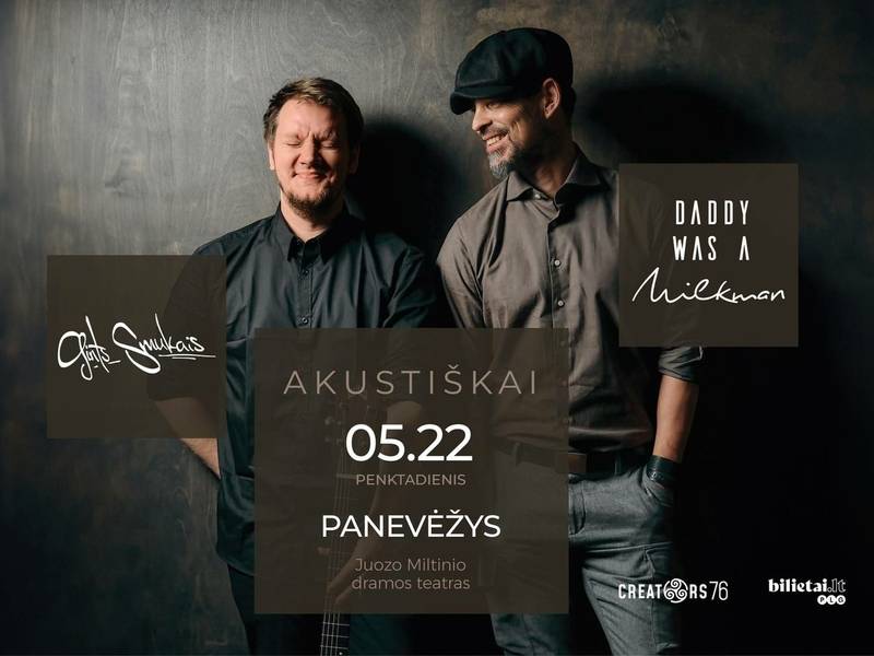 „Daddy Was a Milkman“ akustinis koncertas