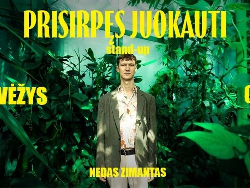 Nedas Zimantas stand-up „Prisirpęs juokauti“
