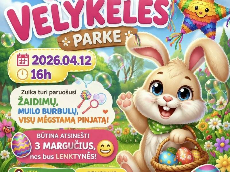 Vaikų Velykėlės parke