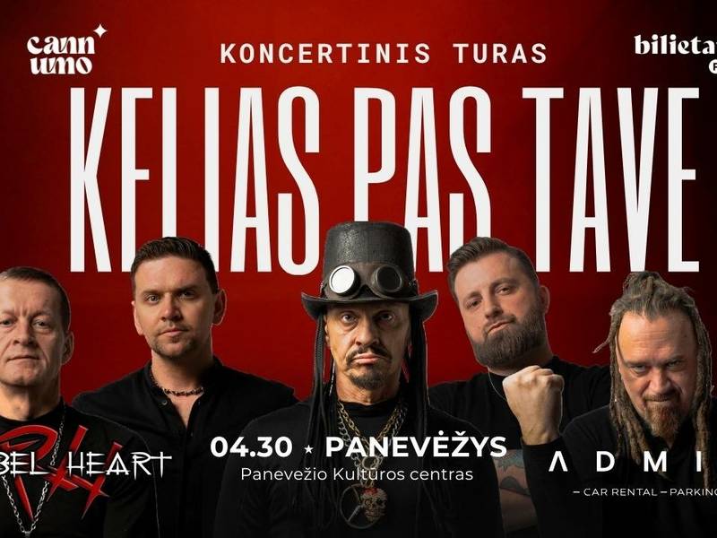 Rebelheart koncertas „Kelias pas tave“