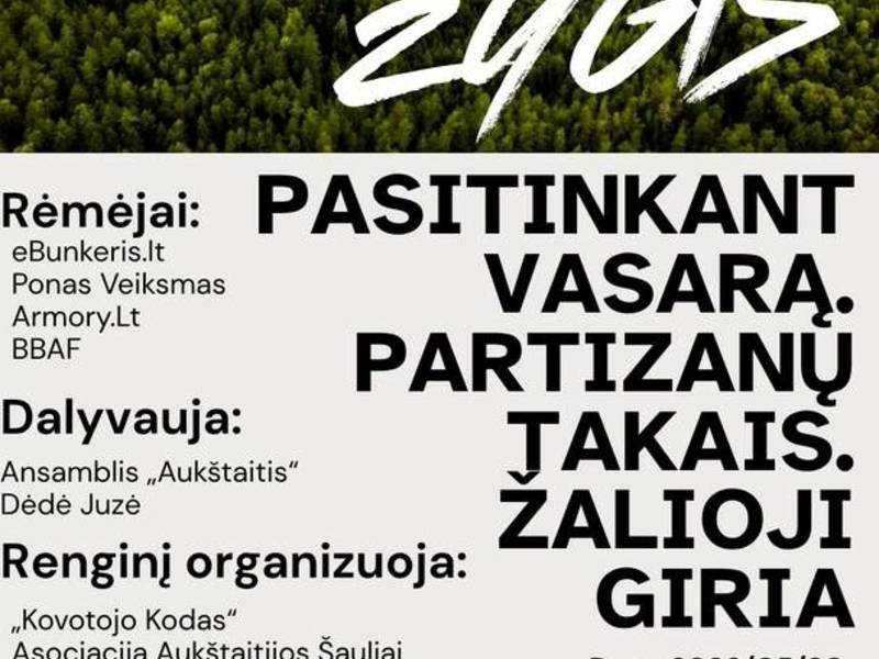 Žygis „Partizanų takais“