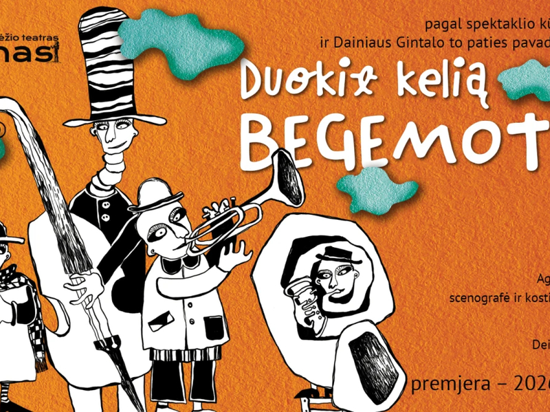 Spektaklis „Duokit kelią begemotui“ (rež. A. Sunklodaitė)