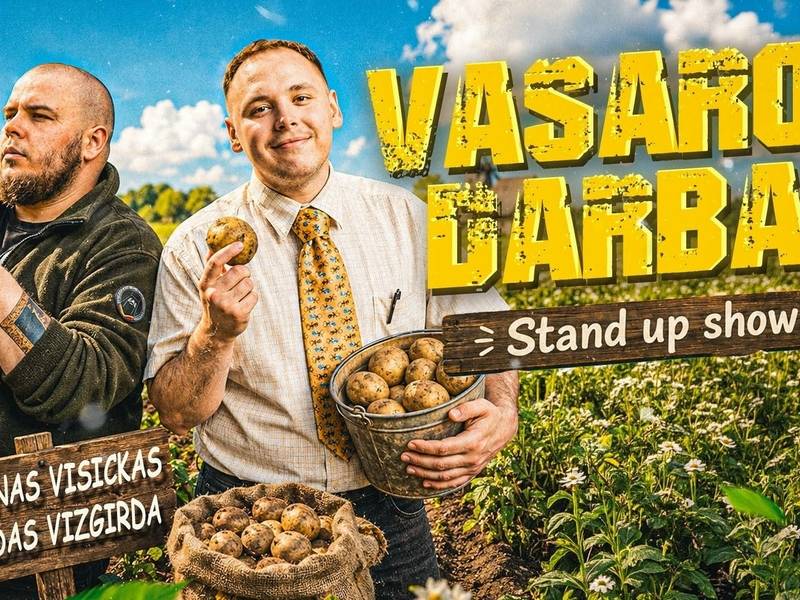 Vasaros darbai“ Stand-up