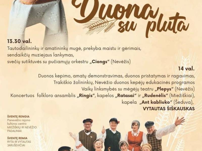 Naminės duonos kepėjų šventė „Visur duona su pluta“