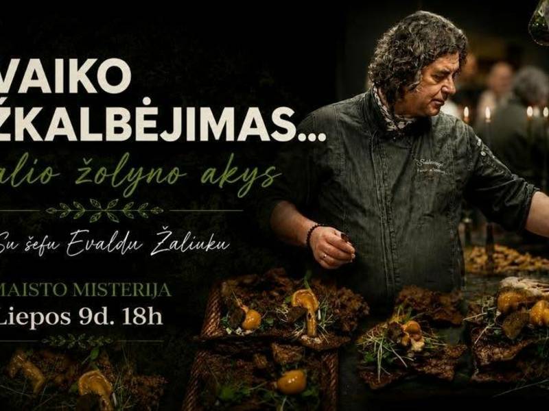 Maisto misterija su virtuvės šefų Evaldu Žaliuku