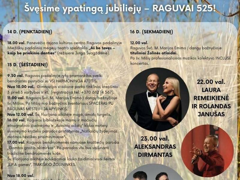 Tradicinė Raguvos kraštiečių šventė „Kaip gera grįžti man Tėviškėn...“