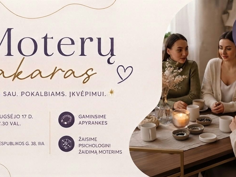 ✨ MOTERŲ VAKARAS