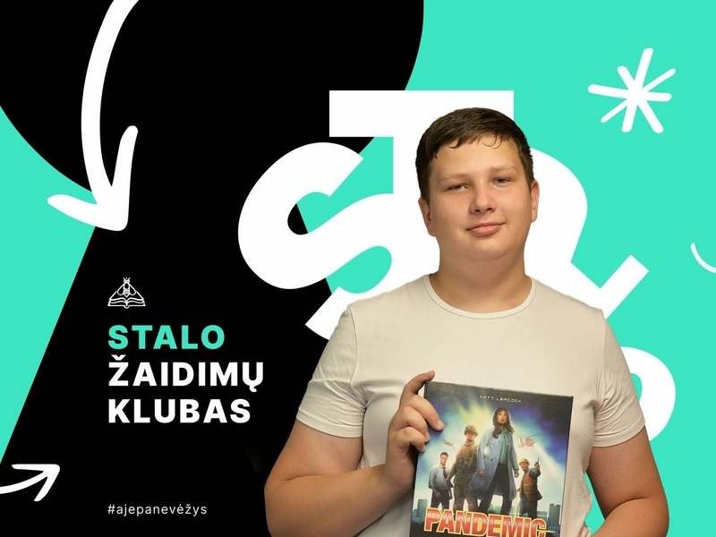 Stalo žaidimų klubas su Tomu