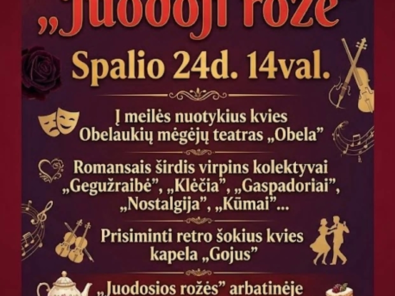 Regioninė romansų šventė „Juodoji rožė“