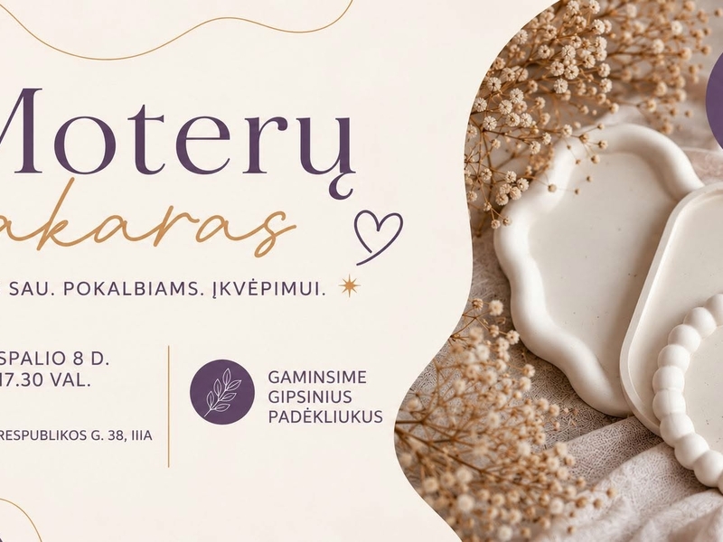 ✨ Moterų vakaras „Esu čia ir dabar“