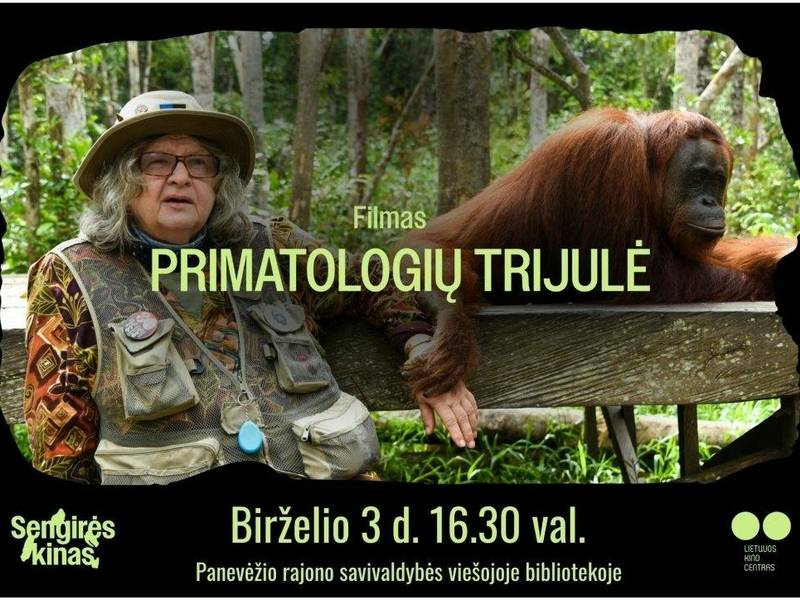 SENGIRĖS KINO pavasario sezoną užbaigia  „Primatologių trijulė"