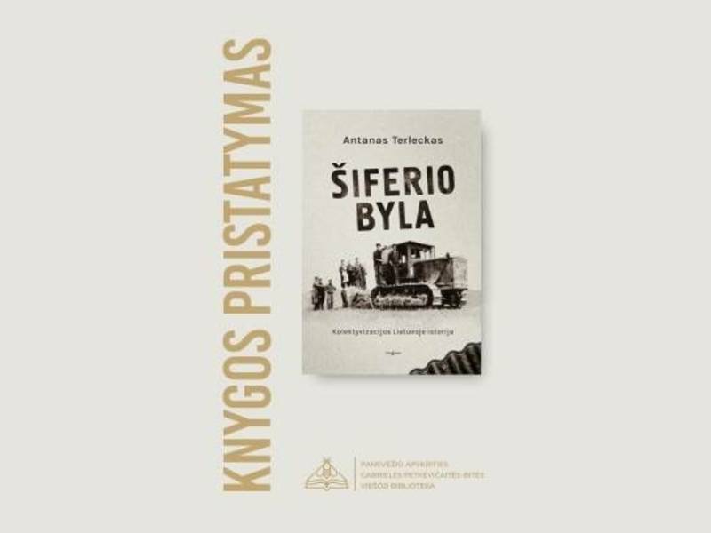Antano Terlecko knygos „Šiferio byla” pristatymas