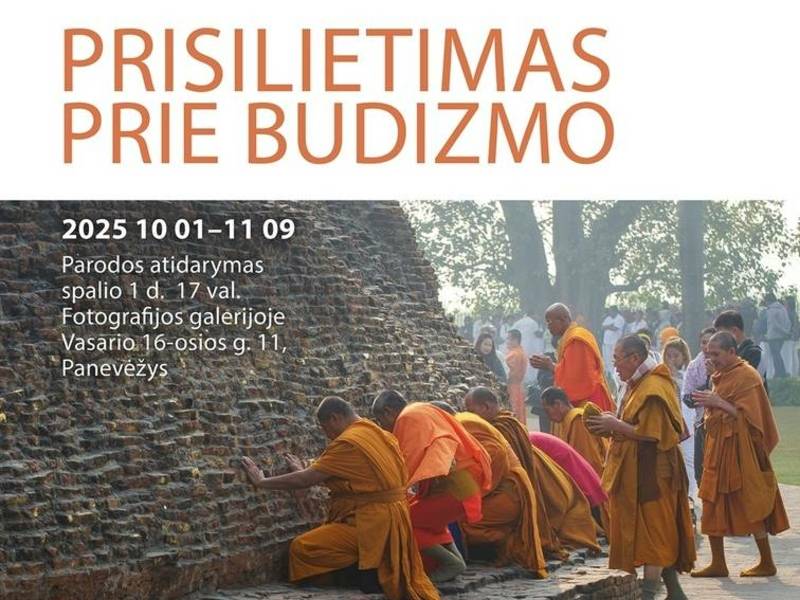  Alio Balbieriaus fotografijų parodos „Prisilietimas prie budizmo“ atidarymas