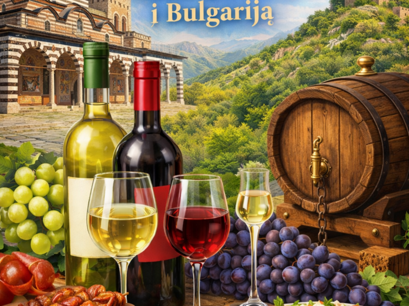 Kelionė vyno taurėje: į Bulgarija