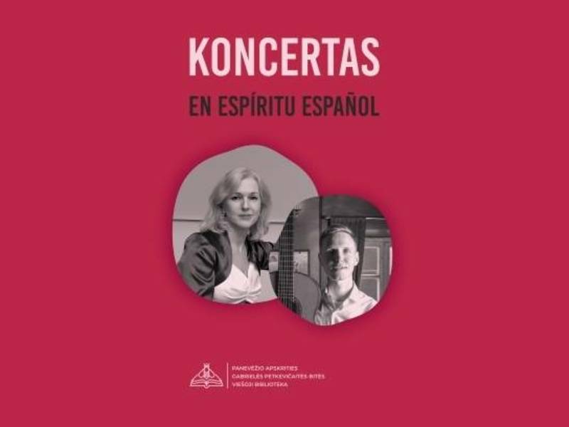 Giedrės Gabnytės ir Sauliaus Jagelevičiaus koncertas „En espíritu español“