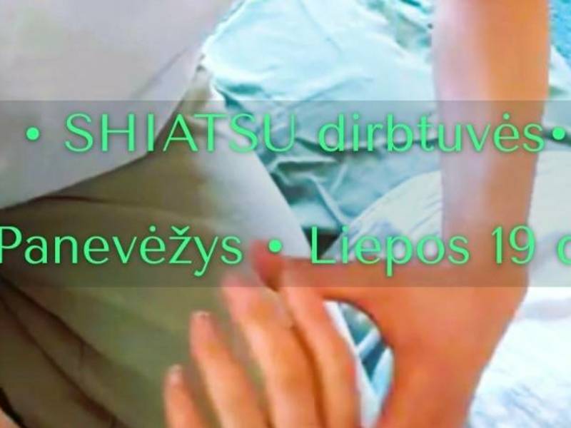 Shiatsu masažo dirbtuvės