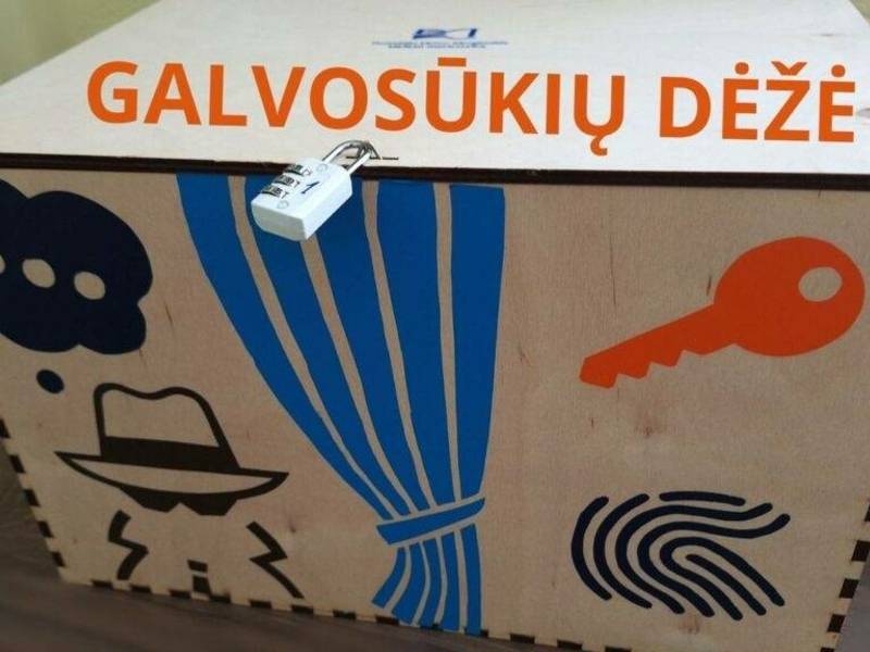 Intelektualus žaidimas „Galvosūkių dėžė“.