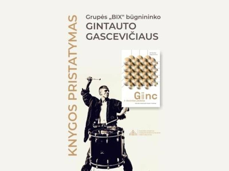 Gintauto Gascevičiaus knygos „Ginc ir išminties pedalas” pristatymas