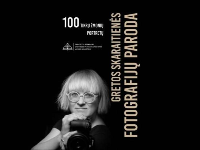 Gretos Skaraitienės parodos „100 tikrų žmonių portretų“ pristatymas