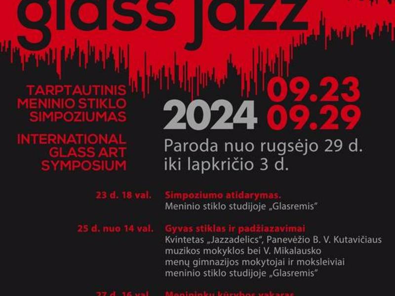 Tarptautinis meninio stiklo simpoziumas „GlassJazz“