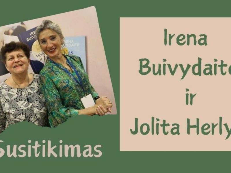 Susitikimas su lietuvių meilės romanų autorėmis – Irena Buivydaite ir Jolita Herlyn.